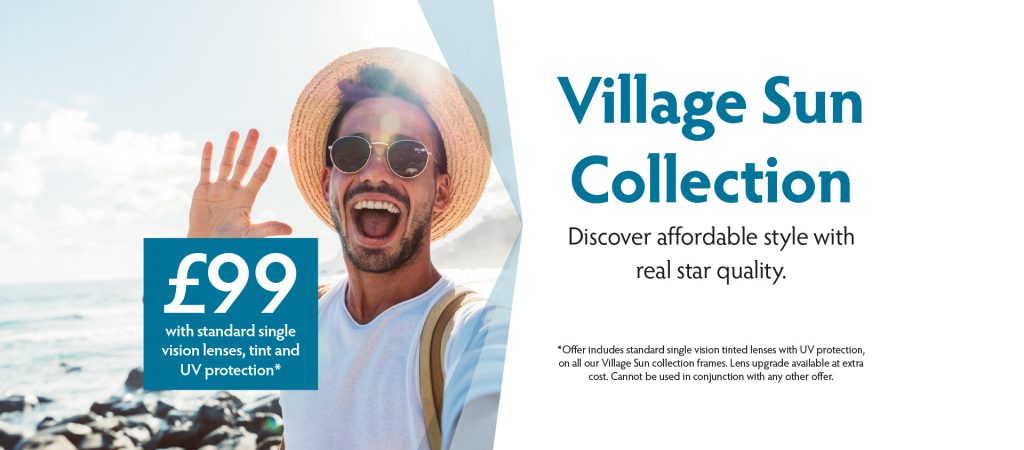 Village Sun Collection, our amazing sunglasses offer in Cramlington